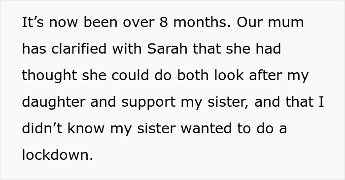 Mom Helps Out Daughter And Grandkid After Dog Attack, Sis Starts A Feud As She Wanted The Free Help
