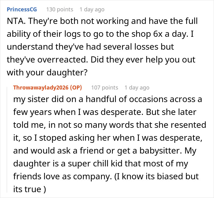 Mom Helps Out Daughter And Grandkid After Dog Attack, Sis Starts A Feud As She Wanted The Free Help