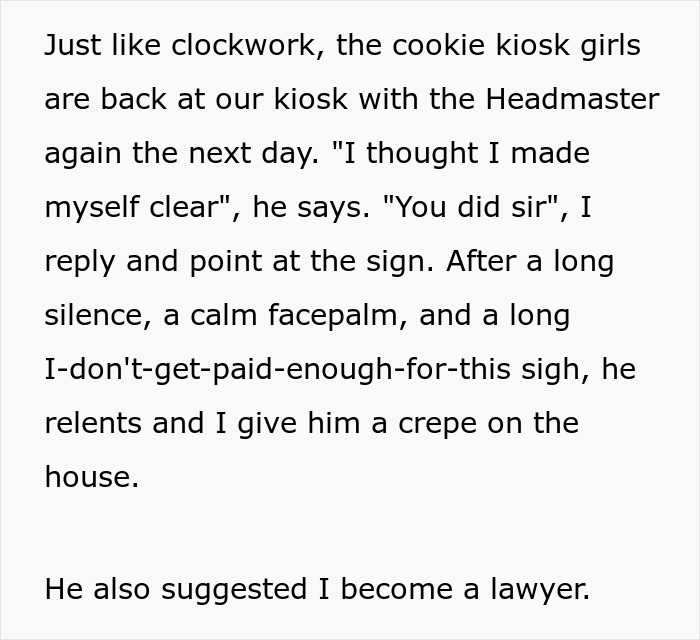 Teen Told She Can’t Sell Food At School Bazaar When Others Fear The Competition, Maliciously Complies Teen Told She Can’t Sell Food At School Bazaar When Others Fear The Competition, Maliciously Complies