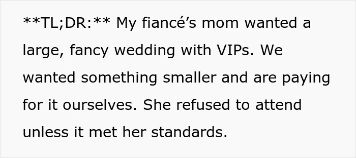 MIL Finds Out About Couple’s Wedding Plans, Has A Meltdown Nobody Saw Coming
