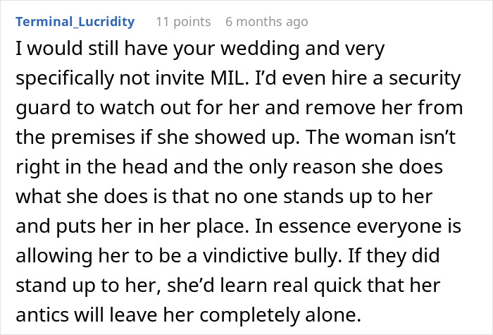 MIL Finds Out About Couple’s Wedding Plans, Has A Meltdown Nobody Saw Coming