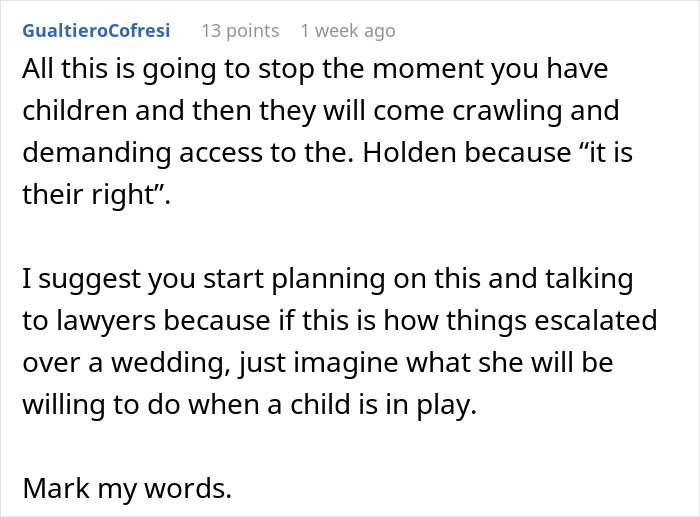 MIL Finds Out About Couple’s Wedding Plans, Has A Meltdown Nobody Saw Coming
