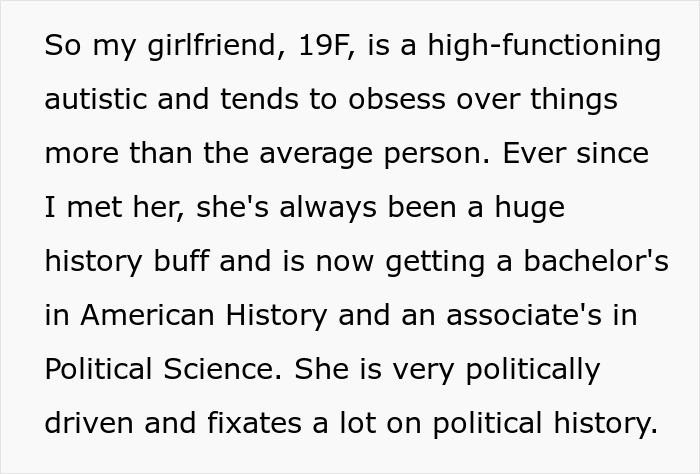 People Shred This Person To Pieces For Belittling GF For Her Interests, Their Defense Is Terrible