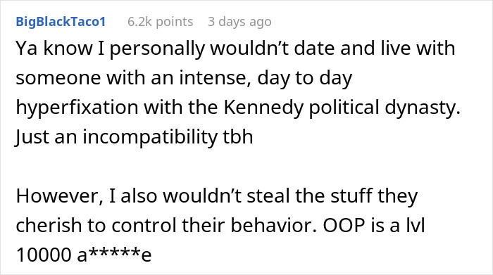 People Shred This Person To Pieces For Belittling GF For Her Interests, Their Defense Is Terrible