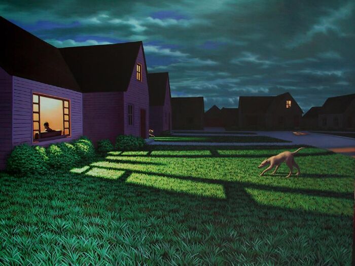 28 Paintings By Leonard Koscianski That Make Familiar Places Feel Beautifully Uncanny 28 Paintings By Leonard Koscianski That Make Familiar Places Feel Beautifully Uncanny
