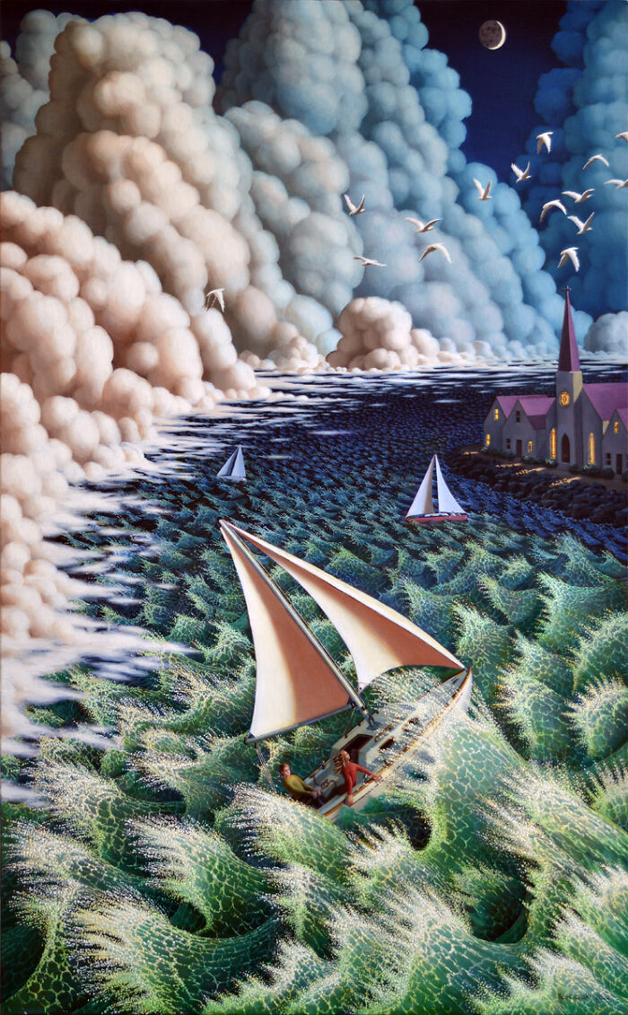 28 Paintings By Leonard Koscianski That Make Familiar Places Feel Beautifully Uncanny 28 Paintings By Leonard Koscianski That Make Familiar Places Feel Beautifully Uncanny