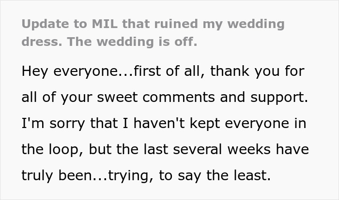 Bride Aghast As MIL Ruins Her $11K Wedding Dress, Loses It When Groom Says She&rsquo;s &ldquo;Overreacting&rdquo;