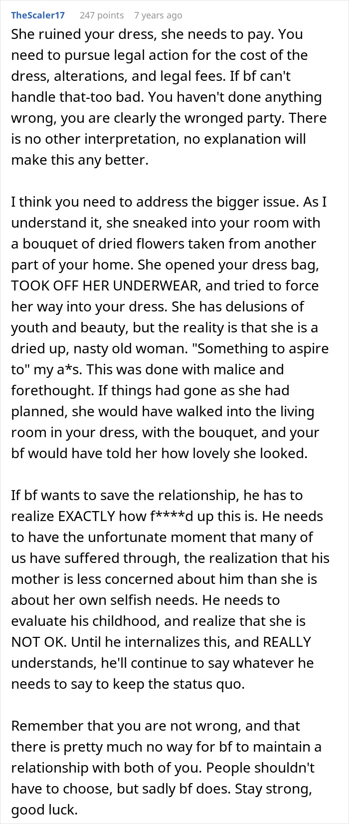 Bride Aghast As MIL Ruins Her $11K Wedding Dress, Loses It When Groom Says She&rsquo;s &ldquo;Overreacting&rdquo;