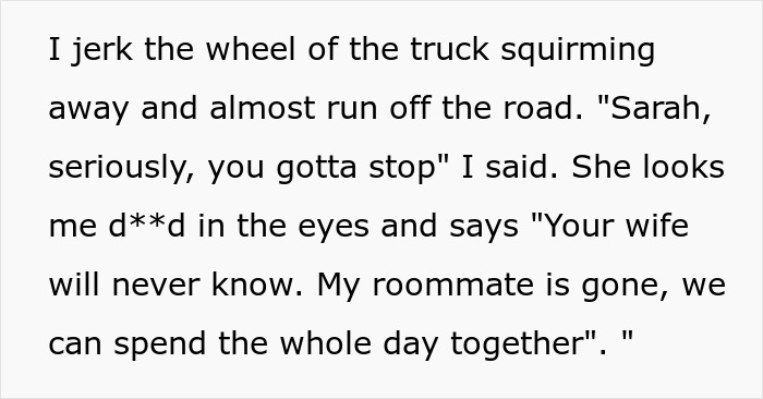 Guy Asks Random 20YO For A Ride In His Truck, Pregnant Wife Seethes And Plots Behind His Back