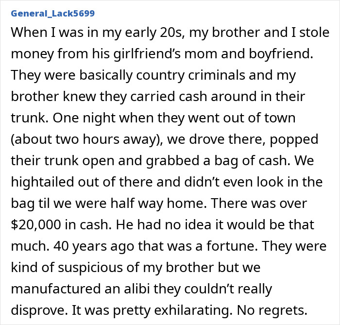 68 Ethically Questionable Yet Completely Understandable Stories From People With Zero Regrets