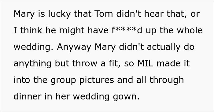 MIL Throws A Pity Party Over Not Wearing Green For Son’s Wedding, Plans To Switch Dresses Anyway