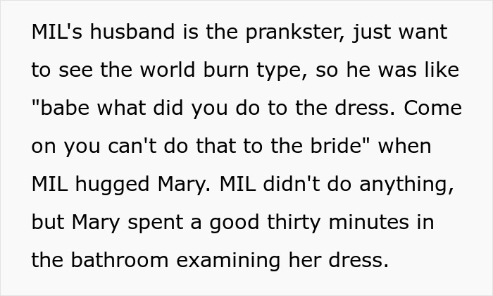 MIL Throws A Pity Party Over Not Wearing Green For Son’s Wedding, Plans To Switch Dresses Anyway