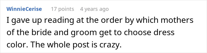 MIL Throws A Pity Party Over Not Wearing Green For Son’s Wedding, Plans To Switch Dresses Anyway