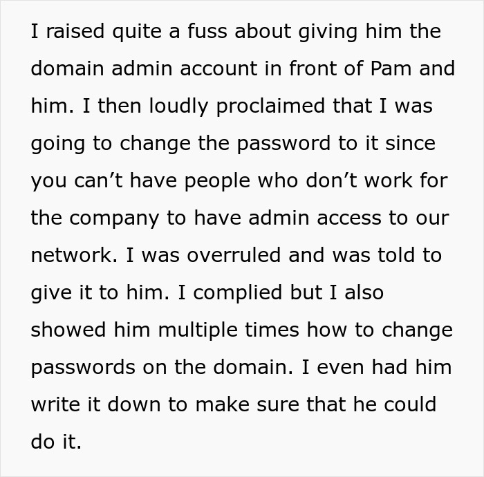 Boss Threatens To Call The Cops On IT Guy After Replacing Him With Her “Idiot” Nephew Backfires Spectacularly Boss Threatens To Call The Cops On IT Guy After Replacing Him With Her “Idiot” Nephew Backfires Spectacularly