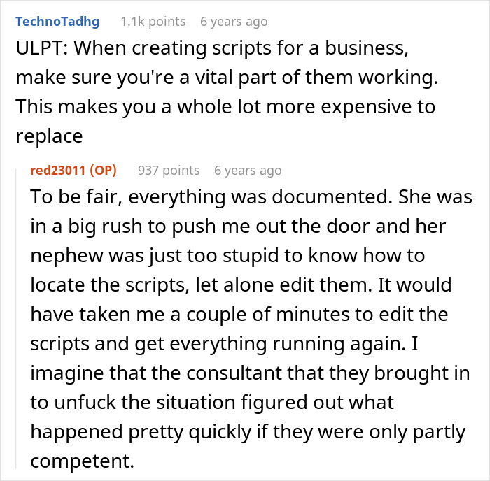 Boss Threatens To Call The Cops On IT Guy After Replacing Him With Her “Idiot” Nephew Backfires Spectacularly Boss Threatens To Call The Cops On IT Guy After Replacing Him With Her “Idiot” Nephew Backfires Spectacularly
