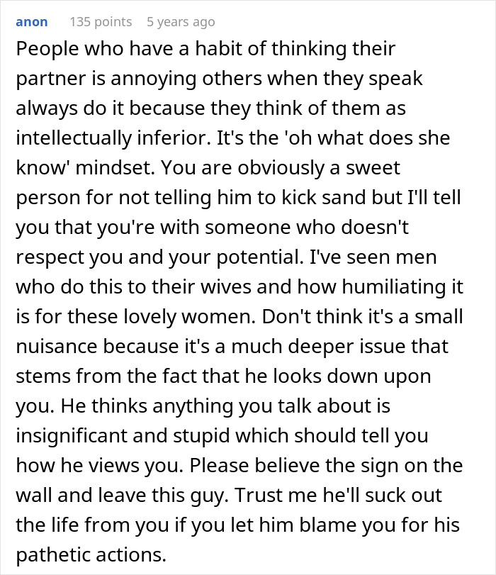 Man Humiliates GF In Front Of Potential Business Partner, Acts Surprised It Has Consequences Man Humiliates GF In Front Of Potential Business Partner, Acts Surprised It Has Consequences