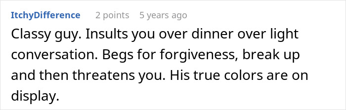 Man Humiliates GF In Front Of Potential Business Partner, Acts Surprised It Has Consequences Man Humiliates GF In Front Of Potential Business Partner, Acts Surprised It Has Consequences