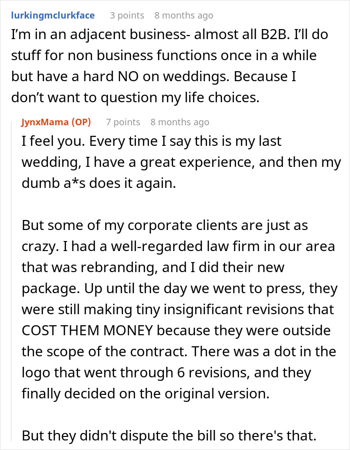 Designer Chooses Sanity Over Paycheck After Dealing With Two Unhinged MILs, Finds Seventeen E-Mails Overnight Designer Chooses Sanity Over Paycheck After Dealing With Two Unhinged MILs, Finds Seventeen E-Mails Overnight