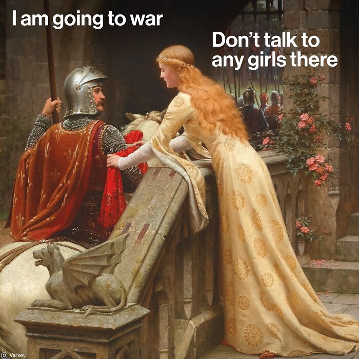 Classical Art Captioned As Modern-Day Memes: 58 Funny Edits By Varkey (New Pics)