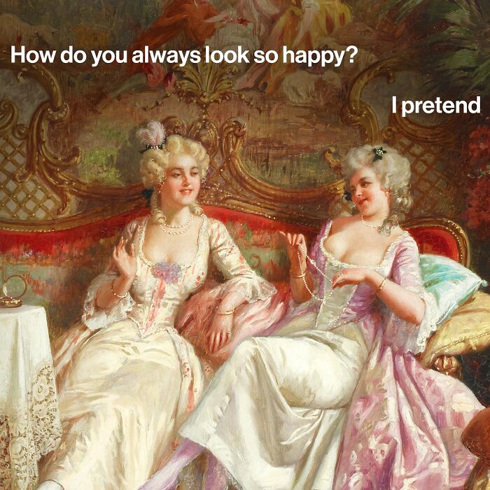 Classical Art Captioned As Modern-Day Memes: 58 Funny Edits By Varkey (New Pics)