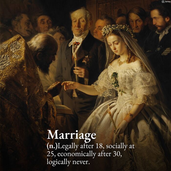 Classical Art Captioned As Modern-Day Memes: 58 Funny Edits By Varkey (New Pics)