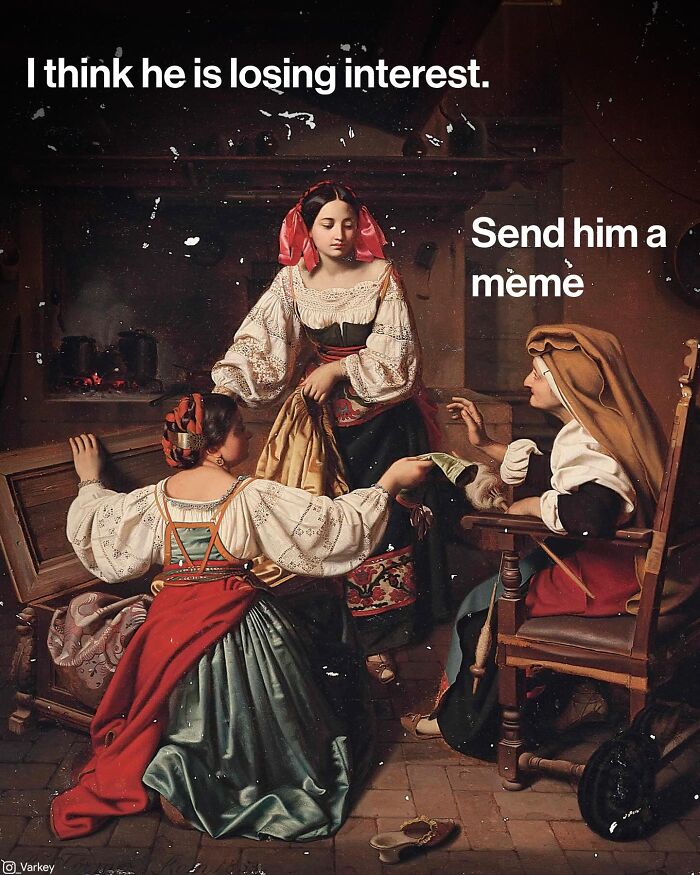 Classical Art Captioned As Modern-Day Memes: 58 Funny Edits By Varkey (New Pics)