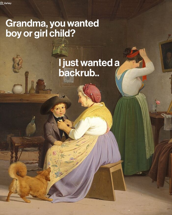 Classical Art Captioned As Modern-Day Memes: 58 Funny Edits By Varkey (New Pics)