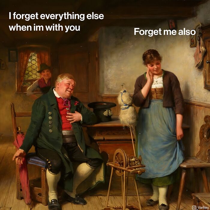 Classical Art Captioned As Modern-Day Memes: 58 Funny Edits By Varkey (New Pics)