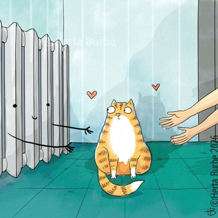 50 Heartwarming Cat Comics By This Lithuanian Artist That Beautifully Capture Human Emotions