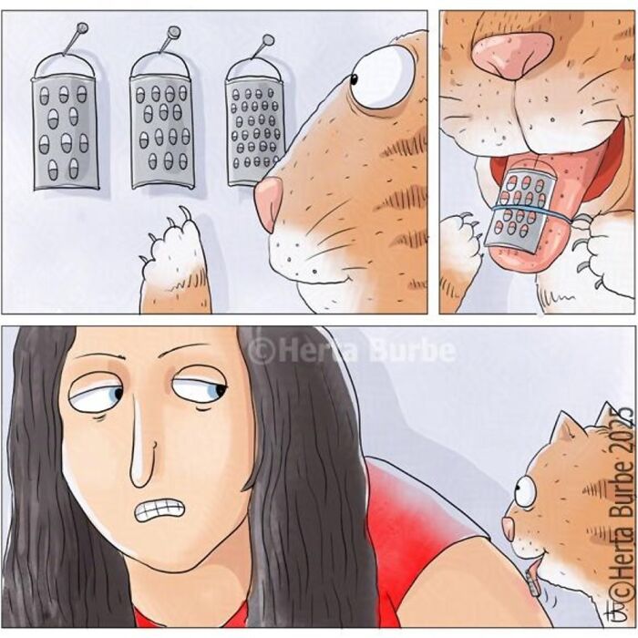 50 Heartwarming Cat Comics By This Lithuanian Artist That Beautifully Capture Human Emotions