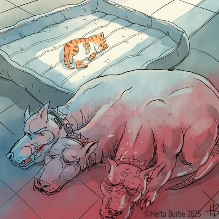50 Heartwarming Cat Comics By This Lithuanian Artist That Beautifully Capture Human Emotions