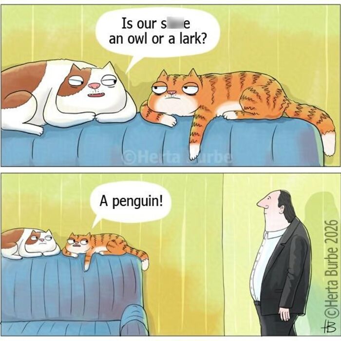 50 Heartwarming Cat Comics By This Lithuanian Artist That Beautifully Capture Human Emotions