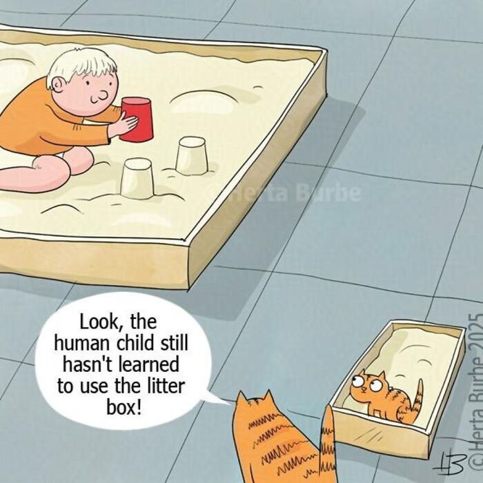 50 Heartwarming Cat Comics By This Lithuanian Artist That Beautifully Capture Human Emotions