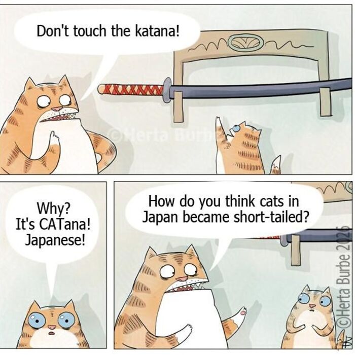 50 Heartwarming Cat Comics By This Lithuanian Artist That Beautifully Capture Human Emotions