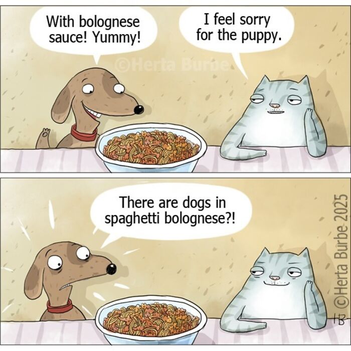 50 Heartwarming Cat Comics By This Lithuanian Artist That Beautifully Capture Human Emotions