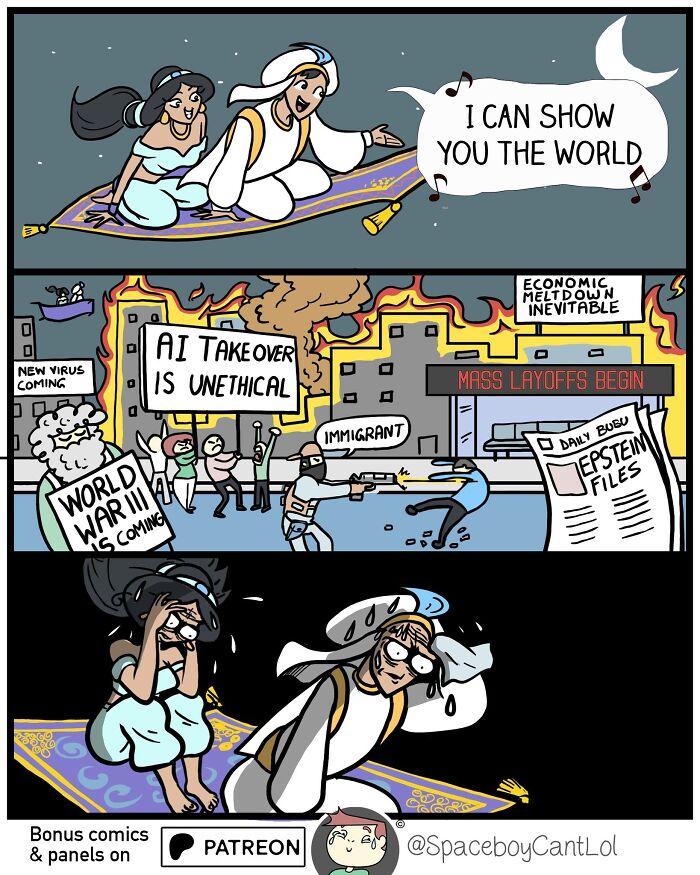 69 Hilarious Comics With Unexpected And Sometimes Dark Endings By SpaceboyCantLOL (New Pics)