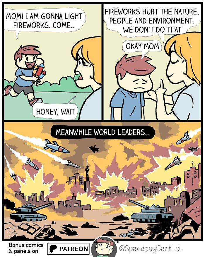 69 Hilarious Comics With Unexpected And Sometimes Dark Endings By SpaceboyCantLOL (New Pics)