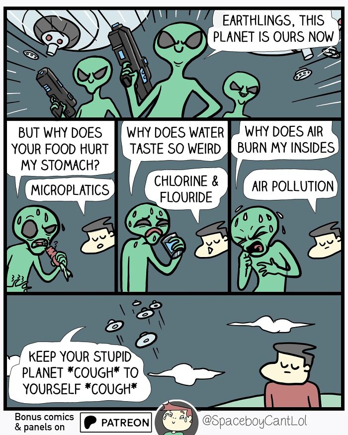 69 Hilarious Comics With Unexpected And Sometimes Dark Endings By SpaceboyCantLOL (New Pics)