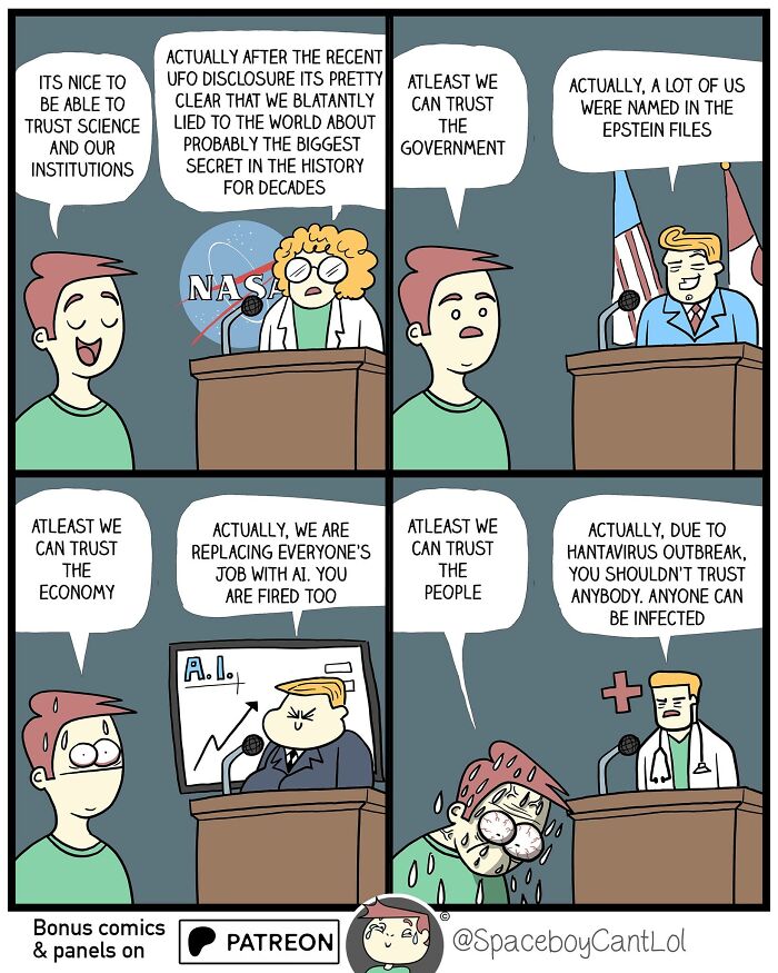 69 Hilarious Comics With Unexpected And Sometimes Dark Endings By SpaceboyCantLOL (New Pics)
