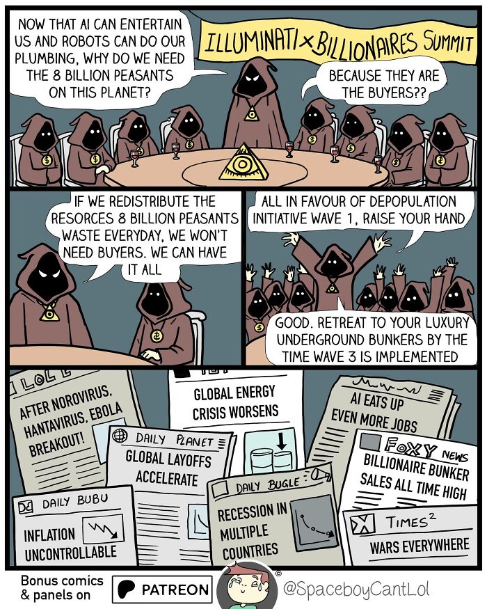 69 Hilarious Comics With Unexpected And Sometimes Dark Endings By SpaceboyCantLOL (New Pics)