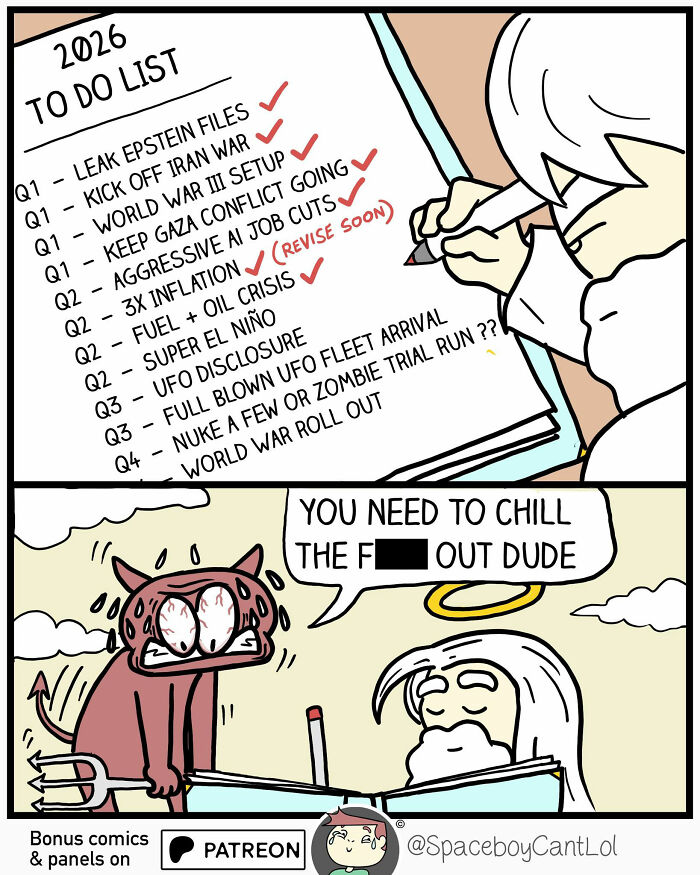 69 Hilarious Comics With Unexpected And Sometimes Dark Endings By SpaceboyCantLOL (New Pics)