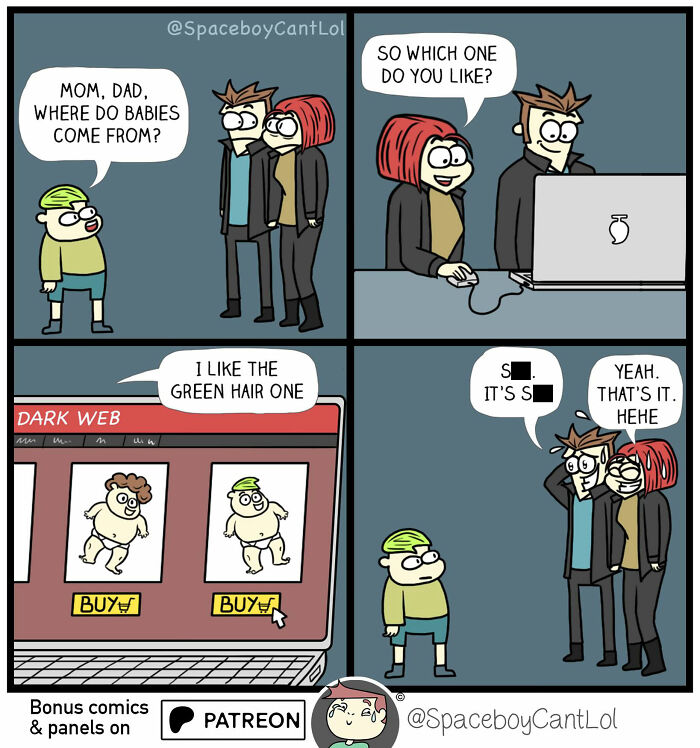 69 Hilarious Comics With Unexpected And Sometimes Dark Endings By SpaceboyCantLOL (New Pics)