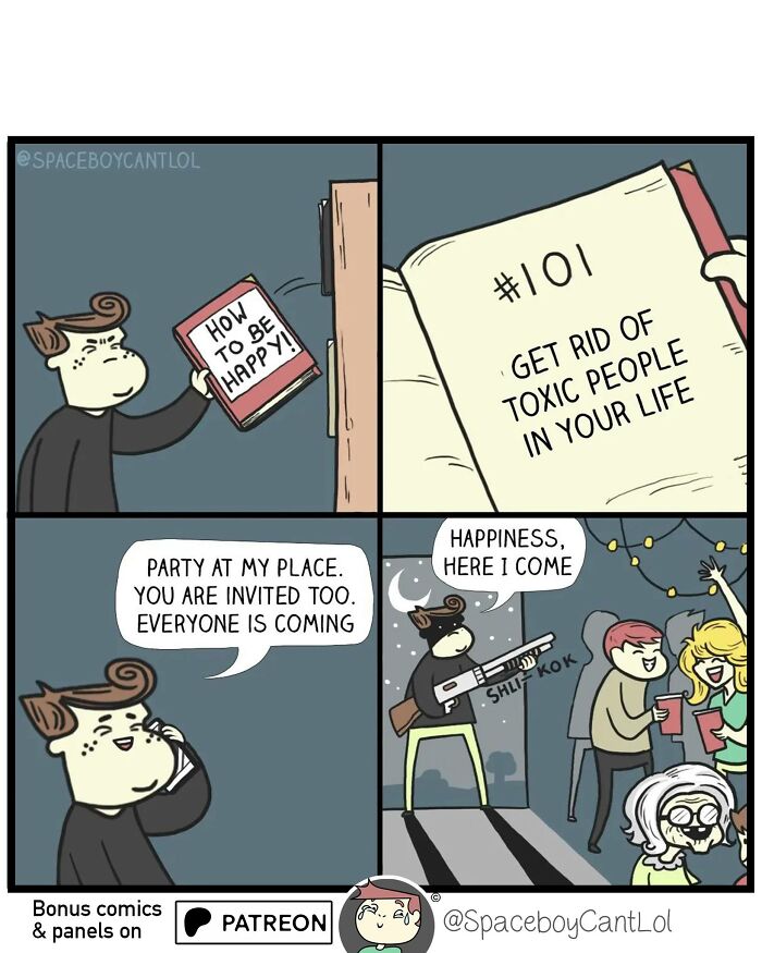 69 Hilarious Comics With Unexpected And Sometimes Dark Endings By SpaceboyCantLOL (New Pics)