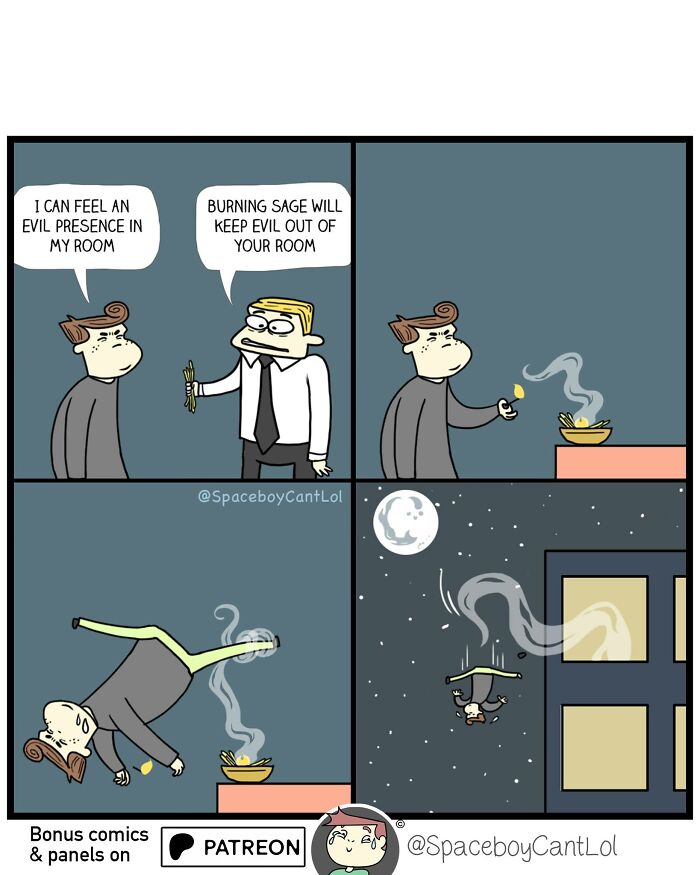 69 Hilarious Comics With Unexpected And Sometimes Dark Endings By SpaceboyCantLOL (New Pics)