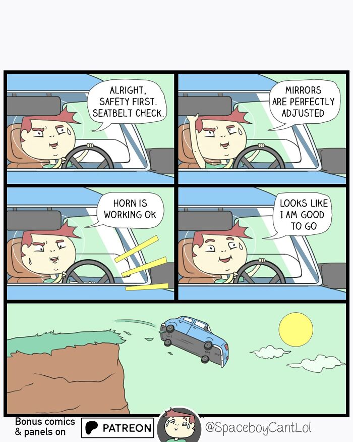 69 Hilarious Comics With Unexpected And Sometimes Dark Endings By SpaceboyCantLOL (New Pics)