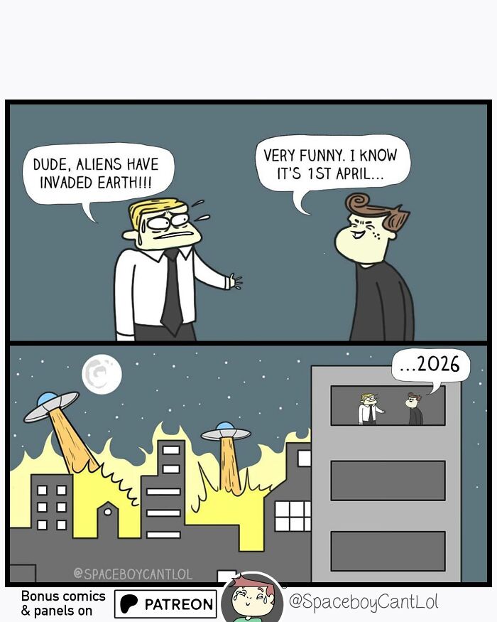 69 Hilarious Comics With Unexpected And Sometimes Dark Endings By SpaceboyCantLOL (New Pics)