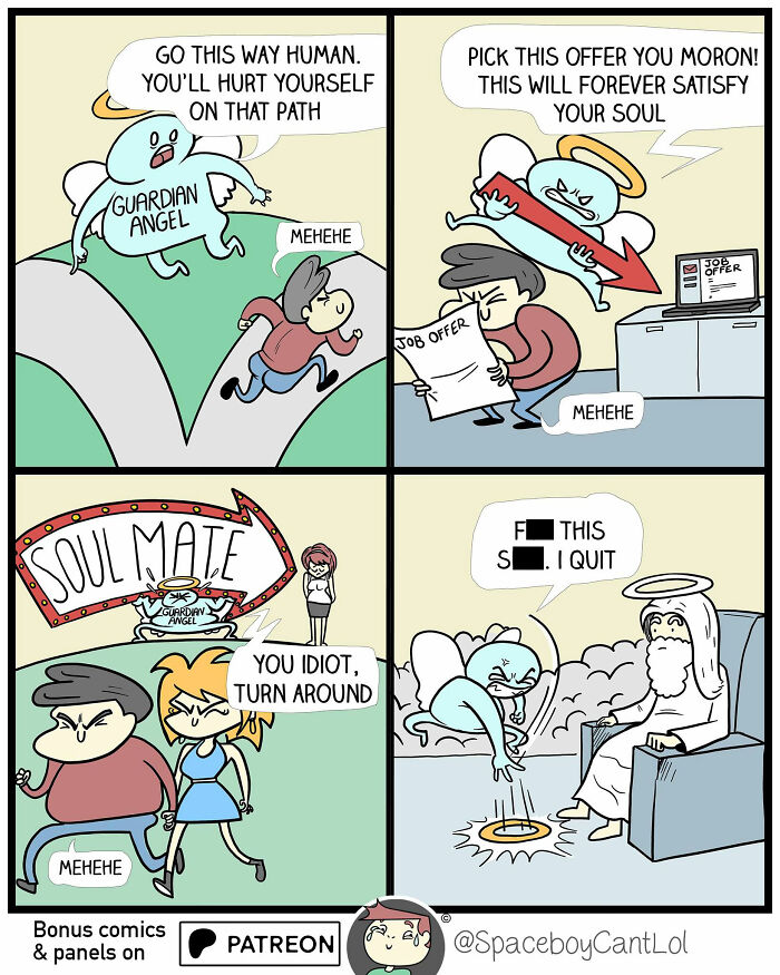 69 Hilarious Comics With Unexpected And Sometimes Dark Endings By SpaceboyCantLOL (New Pics)