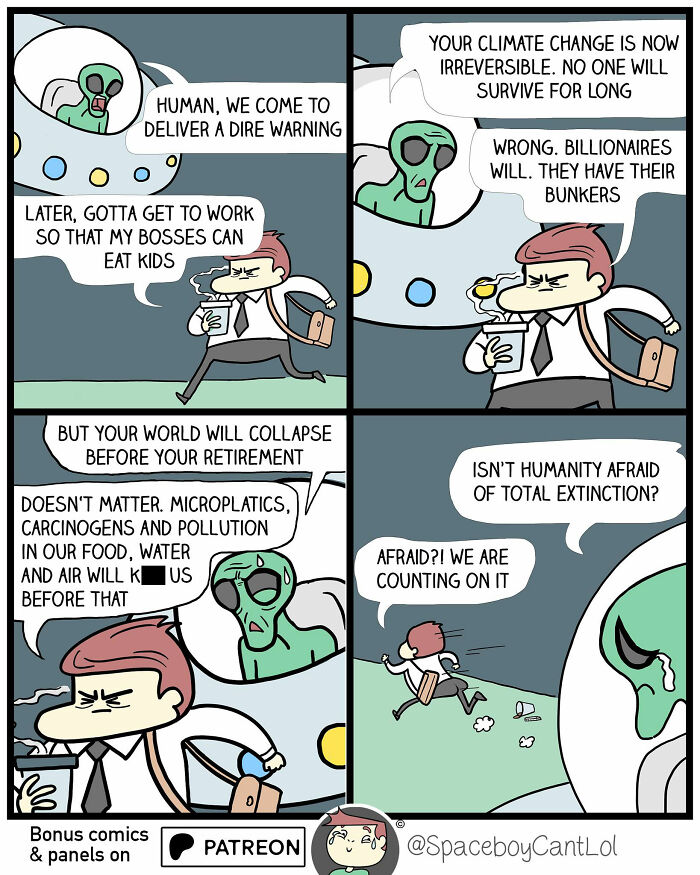 69 Hilarious Comics With Unexpected And Sometimes Dark Endings By SpaceboyCantLOL (New Pics)