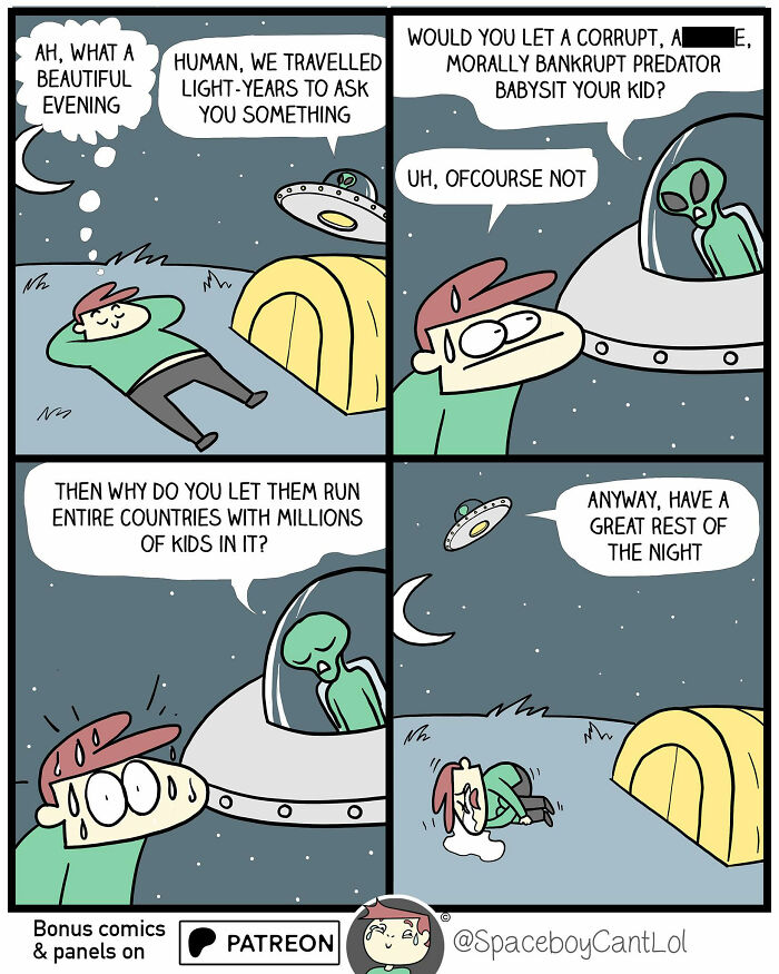 69 Hilarious Comics With Unexpected And Sometimes Dark Endings By SpaceboyCantLOL (New Pics)