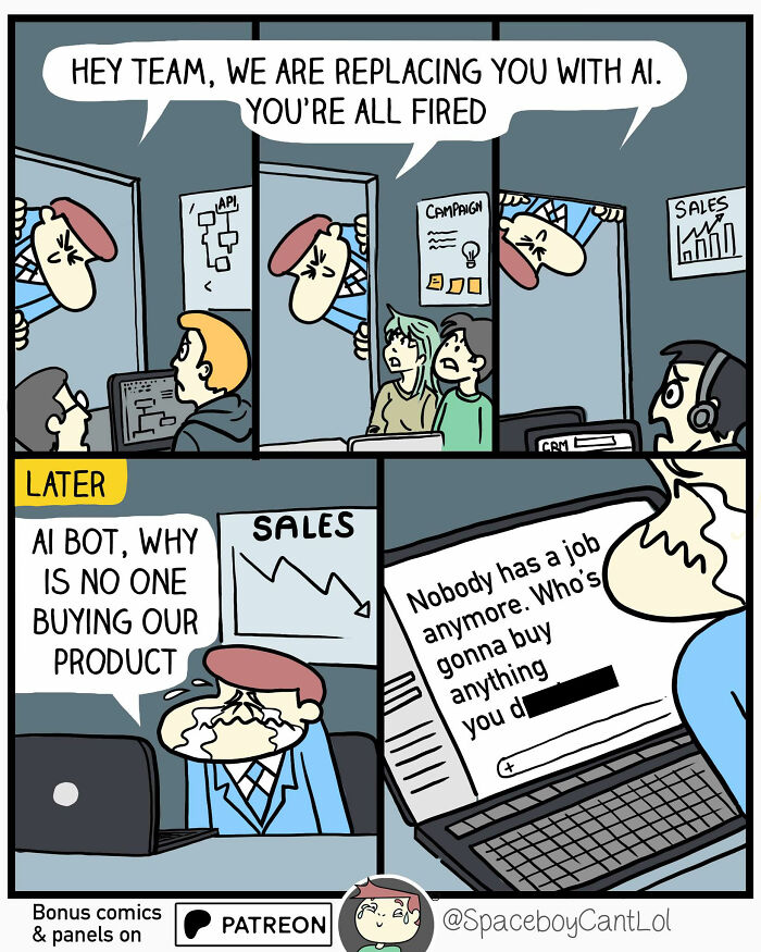 69 Hilarious Comics With Unexpected And Sometimes Dark Endings By SpaceboyCantLOL (New Pics)